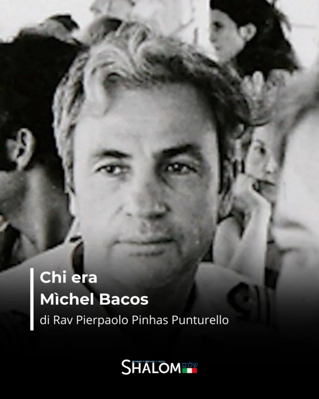 Di questi tempi dove in molti hanno perso la rotta di ciò che è giusto e ciò che non lo è, la storia di Bacos è una luce contemporanea, una bussola che indica la traiettoria corretta a tutti noi.

Leggi di più nell'articolo di Pierpaolo Pinhas Punturello su Shalom.it