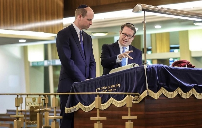 Londra. Il principe William in Sinagoga: “L'antisemitismo non ha posto nella nostra società”