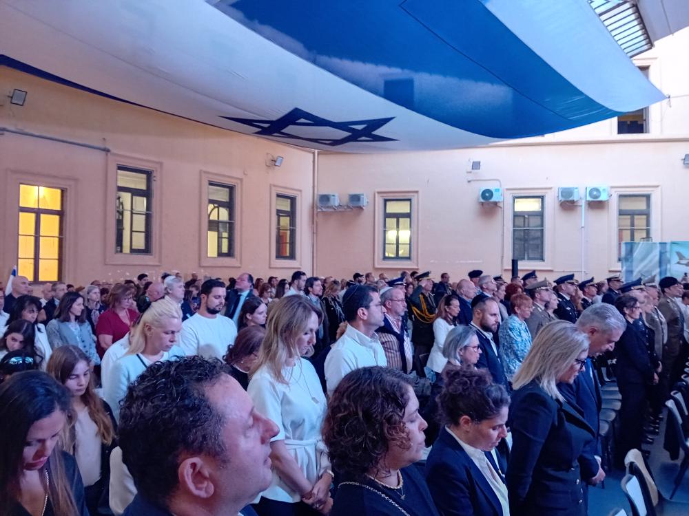 Ricordo e dolore nella celebrazione di Yom Hazikaron al Palazzo della Cultura