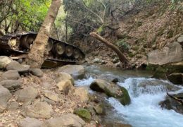 Israele, riapre il percorso fluviale con il carro armato della Guerra dei Sei Giorni