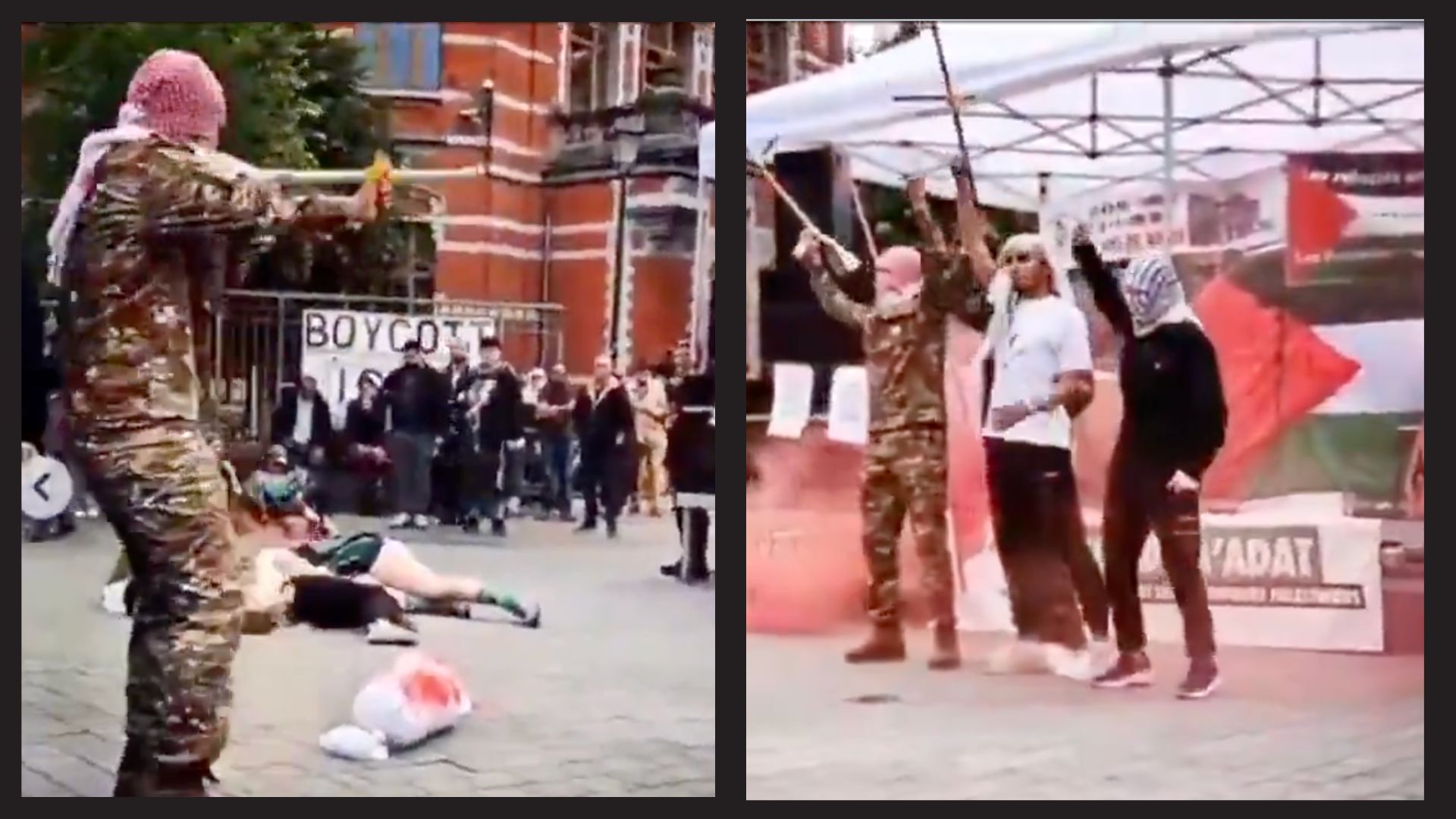 A Bruxelles un festival propal mette in scena il massacro del 7 ottobre