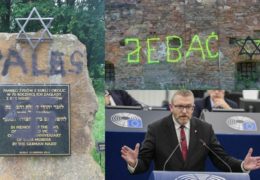 Il caso dell’europarlamentare polacco Braun scatena l’odio: vandalizzati siti ebraici nella cittadina di Dolka