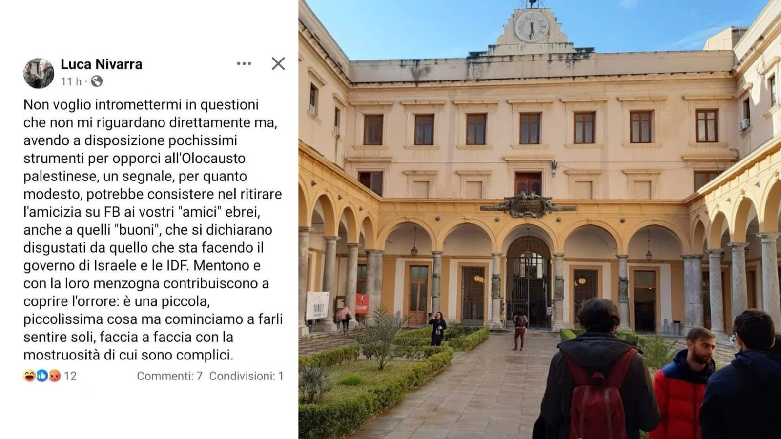 “Togliere i contatti Facebook agli ebrei”: la proposta d’odio di un docente siciliano