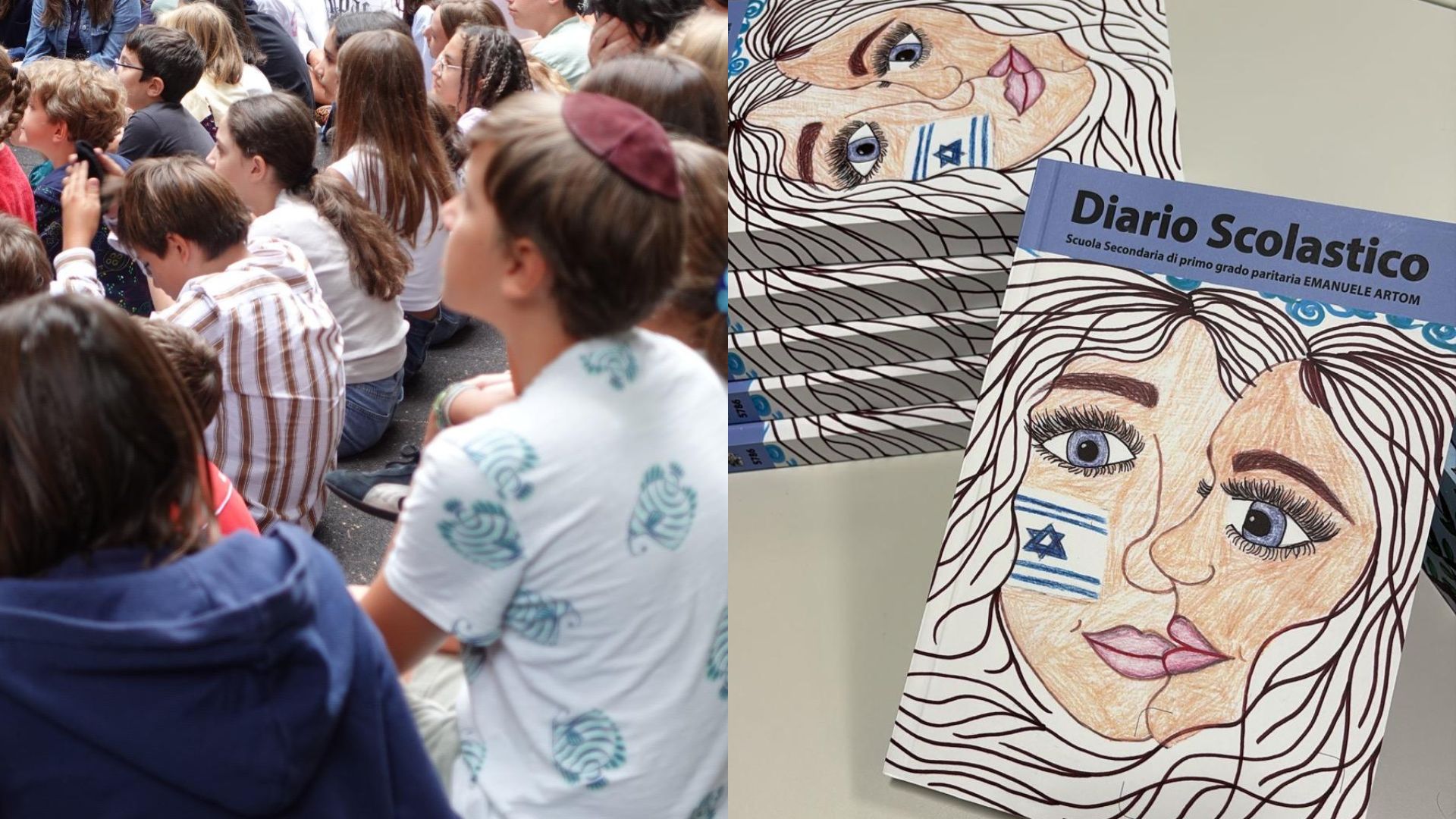Al via l'anno scolastico delle scuole ebraiche di Torino con i disegni degli allievi