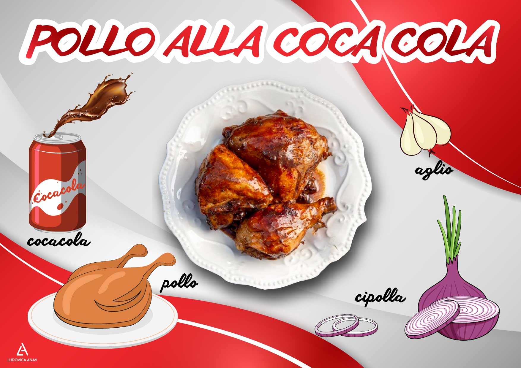 Pollo alla coca cola