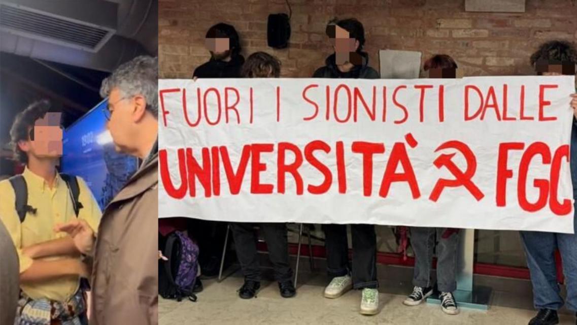 Ca’ Foscari, pro-pal impediscono a Fiano di parlare. Fadlun: «Intolleranza antisemita mascherata da antisionismo» Ca’ Foscari, pro-pal impediscono a Fiano di parlare. Fadlun: «Intolleranza antisemita mascherata da antisionismo»