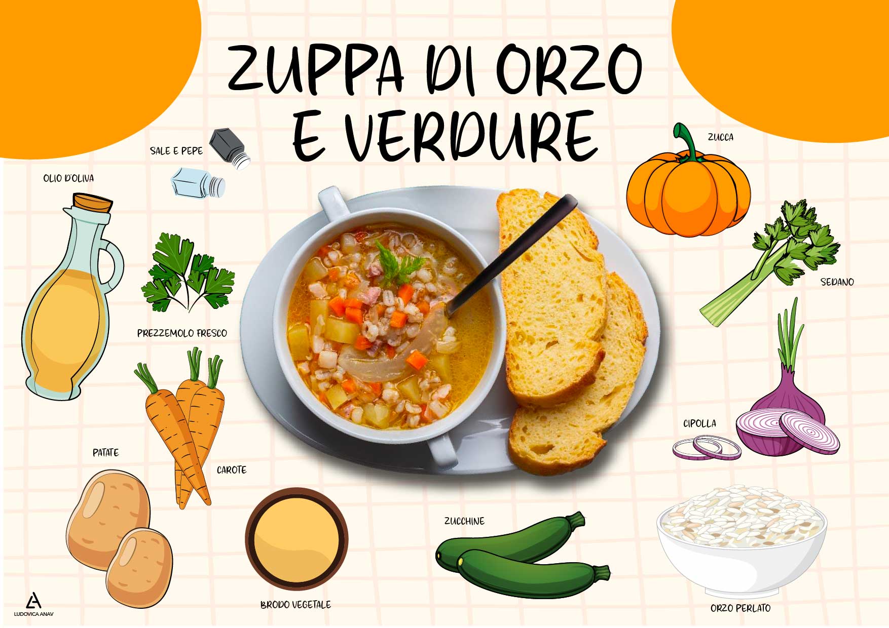 Un piatto per Sukkot: zuppa di orzo e verdure