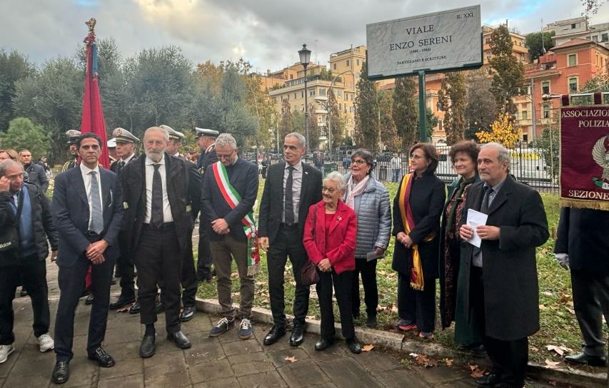 Roma intitola un viale a Enzo Sereni Roma intitola un viale a Enzo Sereni