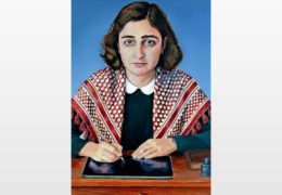 Germania, oltraggio alla memoria: in mostra un dipinto di Anna Frank con la kefiah