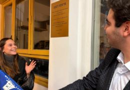 Inaugurata al Bene Akiva la terrazza in ricordo di Rebecca Sued Funaro Z’’L