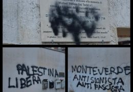 Vandalizzata la sinagoga di Monteverde a Roma. Fadlun: “Gesto inaccettabile, intervengano le Istituzioni”
