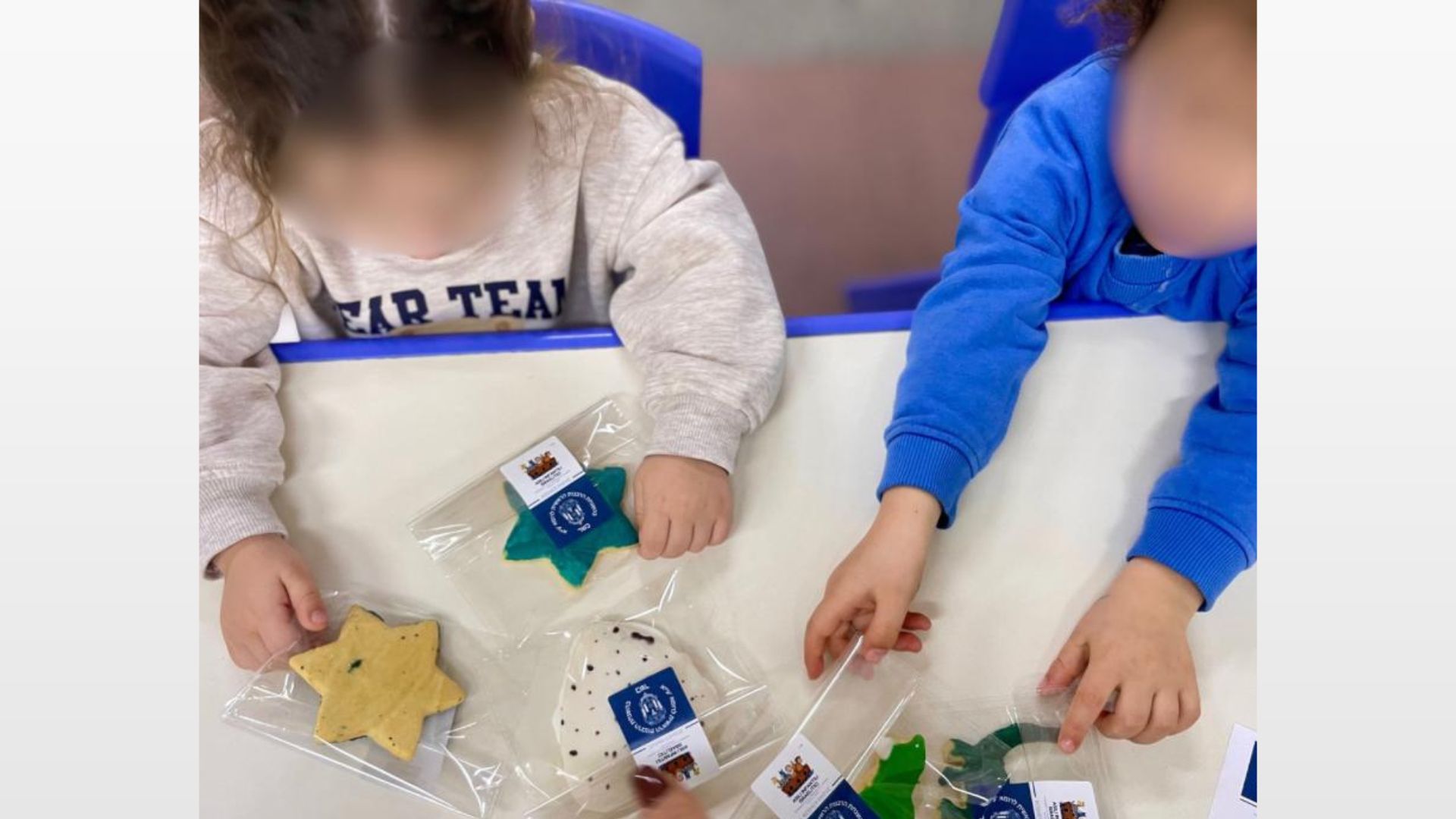 I bambini dell’asilo ebraico, volontari per Rachasheilev