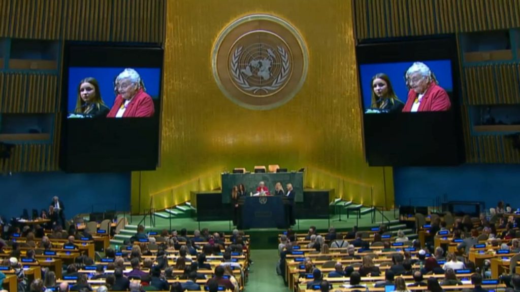 Per la prima volta una sopravvissuta alla Shoah parla in ebraico all’ONU