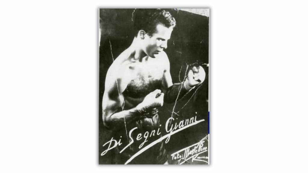 I colpi del boxeur. Gianni Di Segni, Roma, 1950